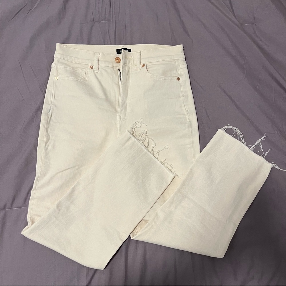 EXPRESS cream jeans